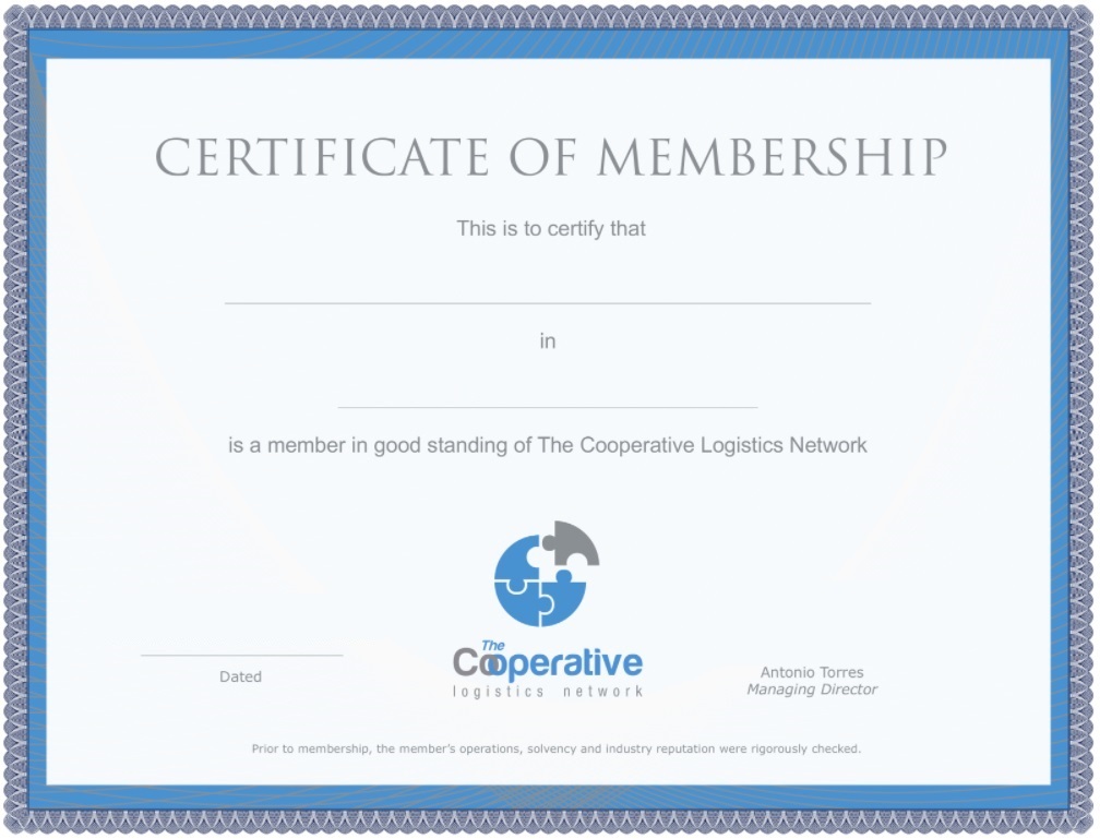 The Cooperative Logistics Network's online certificate